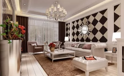 客厅沙发背景墙挂什么画好