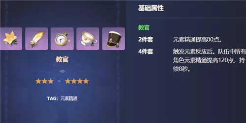 原神妮露圣遗物推荐 主副词条属性和套装选择什么