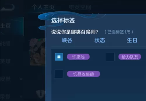 王者荣耀许愿池标签怎么获得