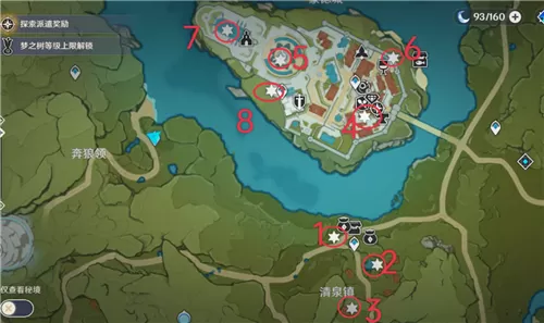 原神丰饶之箱位置大全 乐音初起时八个宝箱位置图