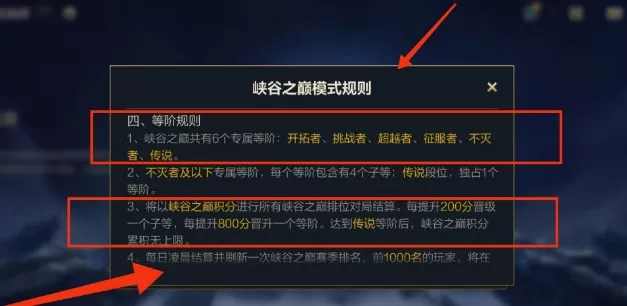 英雄联盟手游挑战者是什么段位 挑战者段位级别分数介绍