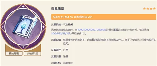 原神草神四星武器推荐排行 草神4星武器用什么好