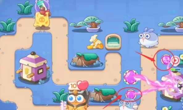 保卫萝卜4阿波道长6攻略 阿波道长第6关图文通关解析[多图]图片2