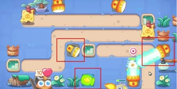 保卫萝卜4阿波道长第2关攻略 阿波道长第2关图文通关步骤