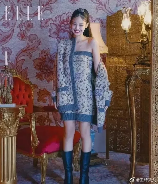 女爱豆的性感 Jennie登韩版ELLE封面