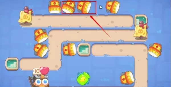 保卫萝卜4阿波道长第2关攻略 阿波道长第2关图文通关步骤