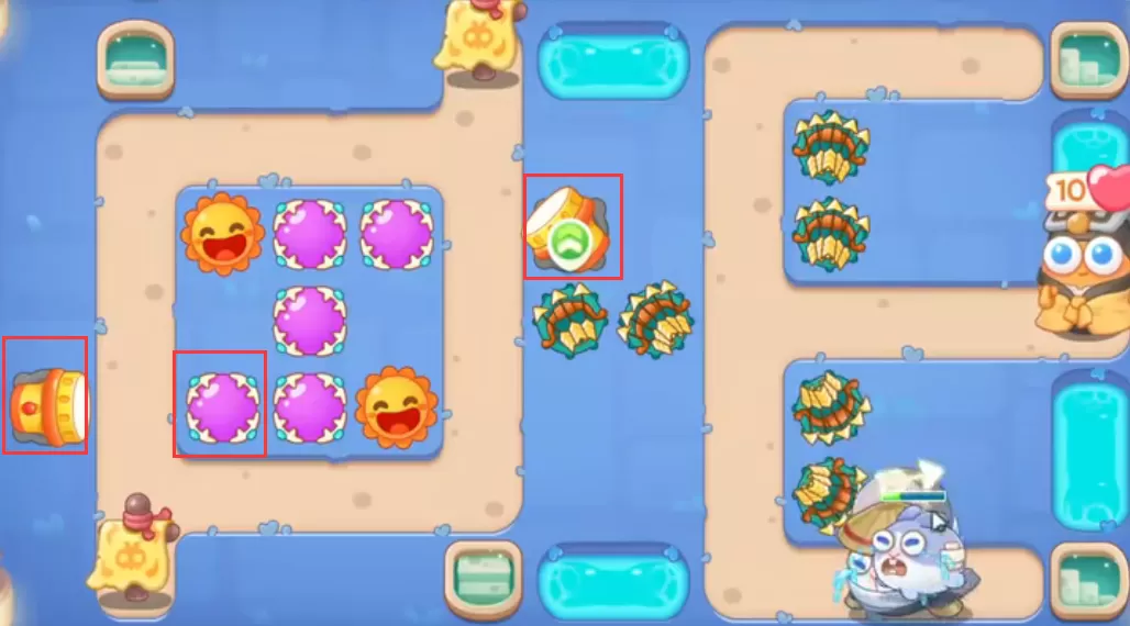 保卫萝卜4阿波道长8攻略 阿波道长第8关图文通关流程[多图]图片7