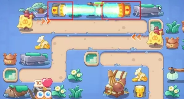 保卫萝卜4阿波道长第2关攻略 阿波道长第2关图文通关步骤