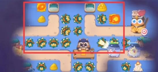 保卫萝卜4阿波道长45关攻略 阿波道长第45关图文通关流程