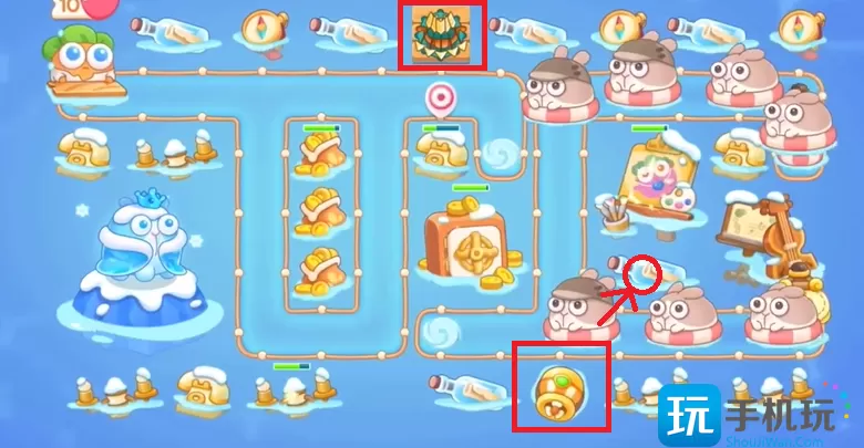 保卫萝卜4天下第一汤20关怎么通过   天下第一汤第20关图文通关流程