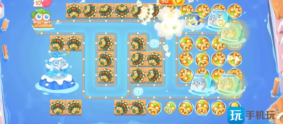 保卫萝卜4天下第一汤20关怎么通过   天下第一汤第20关图文通关流程