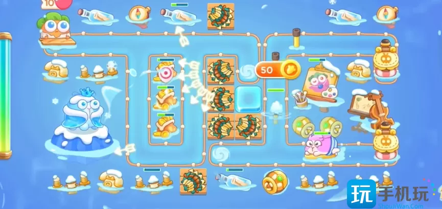 保卫萝卜4天下第一汤20关怎么通过   天下第一汤第20关图文通关流程