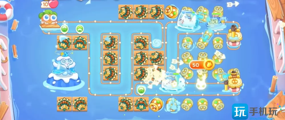 保卫萝卜4天下第一汤20关怎么通过   天下第一汤第20关图文通关流程