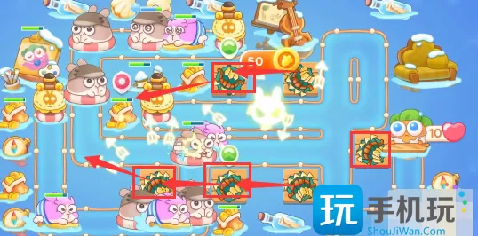 保卫萝卜4天下第一汤第十二关如何通关