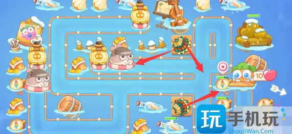 保卫萝卜4天下第一汤第十二关如何通关