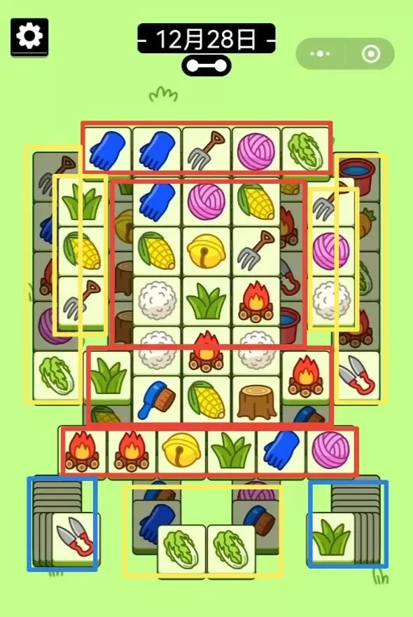 羊了个羊12.28关卡攻略 12月28日每日一关通关流程