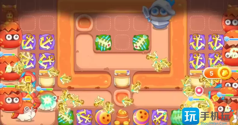 保卫萝卜4饿龙传说33关攻略 饿龙传说第33关图文通关流程