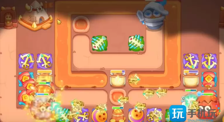 保卫萝卜4饿龙传说33关攻略 饿龙传说第33关图文通关流程