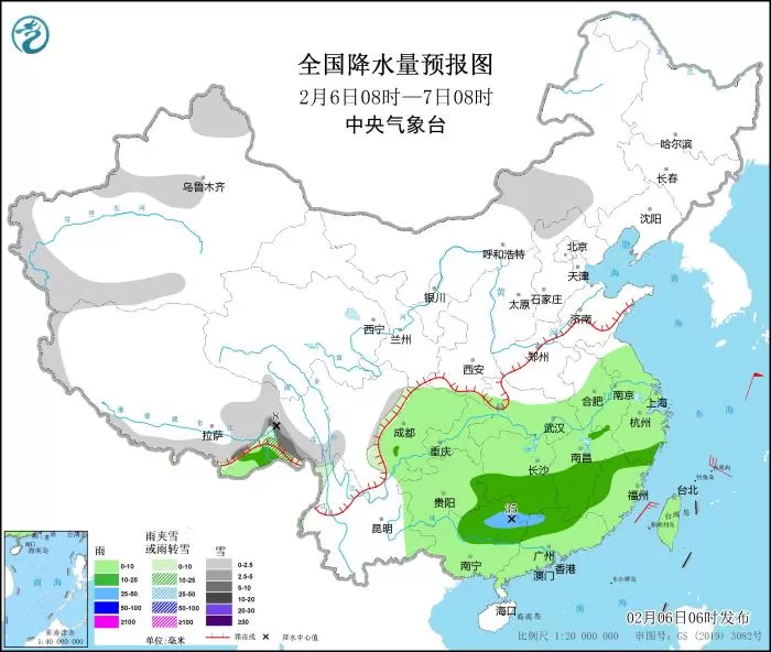 南方阴雨天气持续   华北中南部黄淮四川盆地等地有霾