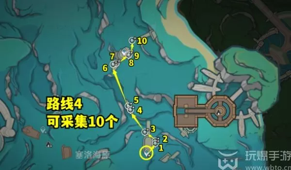 原神4.2苍晶螺采集路线