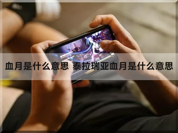 血月是什么意思 泰拉瑞亚血月是什么意思