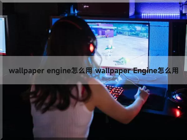 wallpaper engine怎么用 wallpaper Engine怎么用